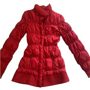 Beautiful red winter coat